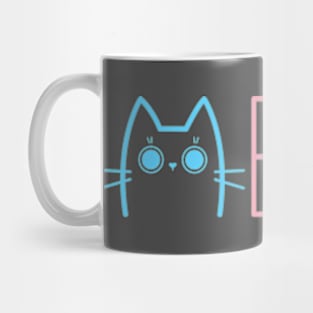 Meow! Trans Flag Mug